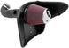 K&N Engineering Chevy Camaro 3.6L V6 AirCharger cold air intake system with air filter and intake tubing installed in engine bay
