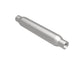 MagnaFlow muffler with 3.5-inch diameter and 18-inch length, featuring dual 2.25-inch inlet and outlet pipes, for vehicle exhaust.