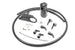 Radium Engineering Chevrolet Corvette LT1 PCV oil catch can kit with black metal can and hoses, designed for engine ventilation.