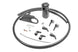 Radium Engineering Chevrolet Corvette LT1 PCV oil catch can kit with black metal can and hoses, designed for engine ventilation.