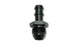 Vibrant aluminum -6 AN to 3/8 inch barb straight fitting for automotive or fluid transfer applications.