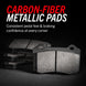 PowerStop racing front brake pads for Chevrolet Corvette 2006-2013, designed for high-performance track day braking.