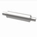 MagnaFlow Mag SS muffler with 14x4x4 inch size and dual 2x2 inlet/outlet, stainless steel construction, shown in the image.