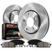 PowerStop OE rear brake kit for 2015-2019 Cadillac Escalade, includes brake rotors and pads for improved stopping power.