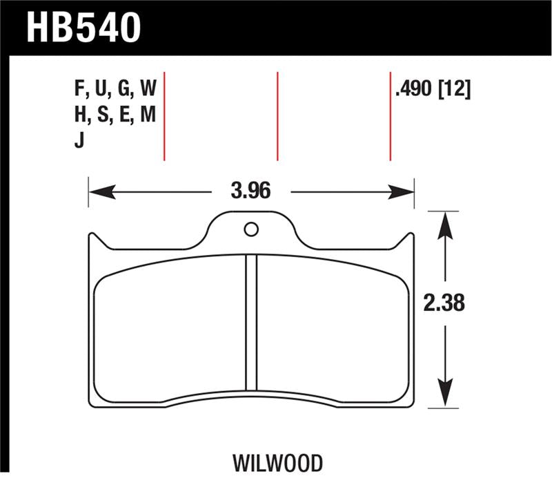 Hawk Wilwood 7112 Blue racing brake pads for high-performance car braking, showcasing the blue brake pad material and branding.