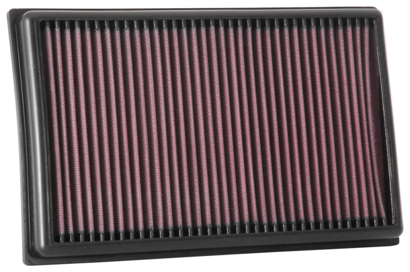 K&N Engineering drop-in air filter for 2017+ Audi A3 1.5L L4 engine, showing the clean, high-performance filter element.
