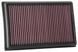 K&N Engineering drop-in air filter for 2017+ Audi A3 1.5L L4 engine, showing the clean, high-performance filter element.
