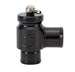 Turbosmart Kompact Plumb Back 34mm Blow Off Valve installed on a turbocharged engine, with polished metal and black components visible