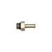 DeatschWerks 6AN ORB male to 5/16 inch barb fitting with O-ring, used for fuel or fluid line connections.