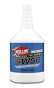 Red Line 5W50 motor oil quart container with red and black labeling, suitable for high-performance vehicle engines.