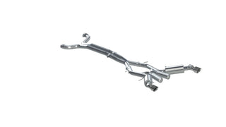MBRP 16-19 Chevrolet Camaro SS catback exhaust system with dual 3-inch pipes and 4.5-inch tips for non-NPP models.