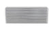 Vibrant air-to-air intercooler core with 18x6.5x3.25 inch dimensions, featuring aluminum fins and end tanks for turbocharged vehicles.
