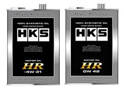 HKS Racing Pro Oil 10W-50 4L bottle of motor oil for high-performance engine lubrication and protection.