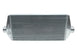 Vibrant air-to-air intercooler assembly with end tanks, core size 25x12x3.5 inches, featuring inlet and outlet connections.