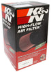 K&N Engineering oval drop-in air filter with 8.785-inch by 5.25-inch dimensions and 4.5-inch height, designed for vehicle air intake systems.