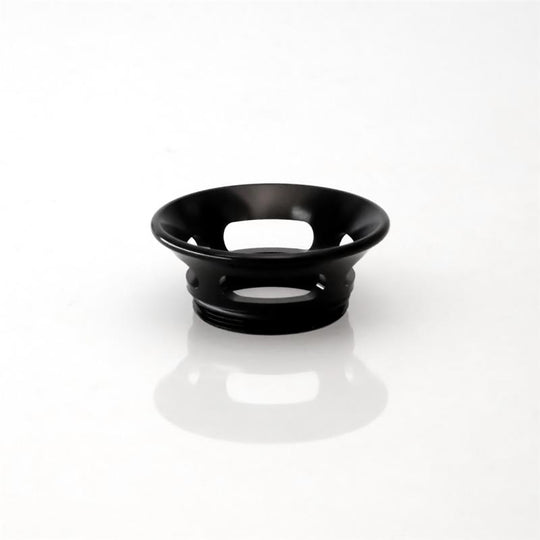 Turbosmart BOV Kompact trumpet replacement blow off valve accessory in black, featuring a sleek, compact design for automotive performance.