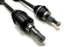 Driveshaft Shop DSS Level 5 direct fit axle for Dodge Charger, Challenger Hellcat, and SRT models, shown with metallic finish.
