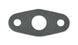 Vibrant oil drain flange gasket for engine, matching part 2853, made of durable material, shown on a white background.