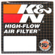 K&N Custom Round Air Filter, 2.875-inch ID, 3.875-inch OD, drop-in design, for automotive air intake systems