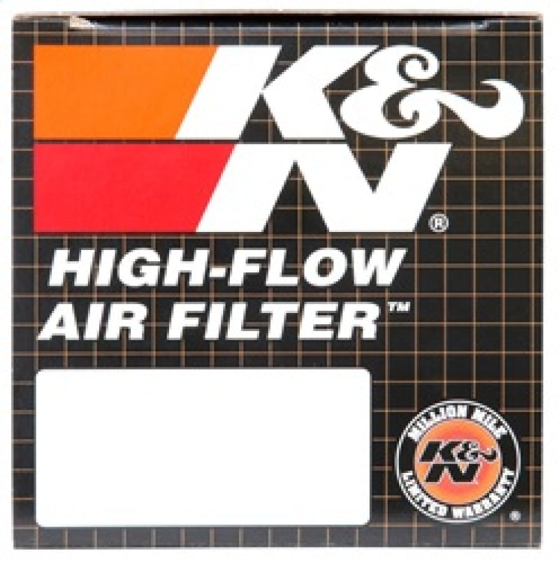 K&N Custom Round Air Filter, 2.875-inch ID, 3.875-inch OD, drop-in design, for automotive air intake systems