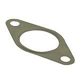 Turbosmart WG38 manifold gasket SS 2-pack for wastegates, showcasing metallic gaskets with sealing edges for turbocharger installation.