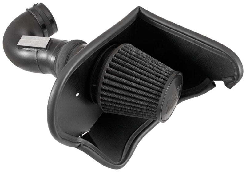 K&N Chevrolet Camaro SS V8 6.2L cold air intake kit, performance intake system with air filters and intake tubing.