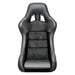 Sparco QRT-C race seat in performance carbon black and red with contoured design for racing comfort and support