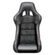 Sparco QRT-C race seat in performance carbon black and red with contoured design for racing comfort and support