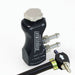 Turbosmart GBCV In-Cabin Black boost controller mounted in vehicle interior with control knob and display.