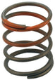 Turbosmart Gen-V WG45/50 orange wastegate spring with 3psi inner spring for turbocharger boost control, shown in image.
