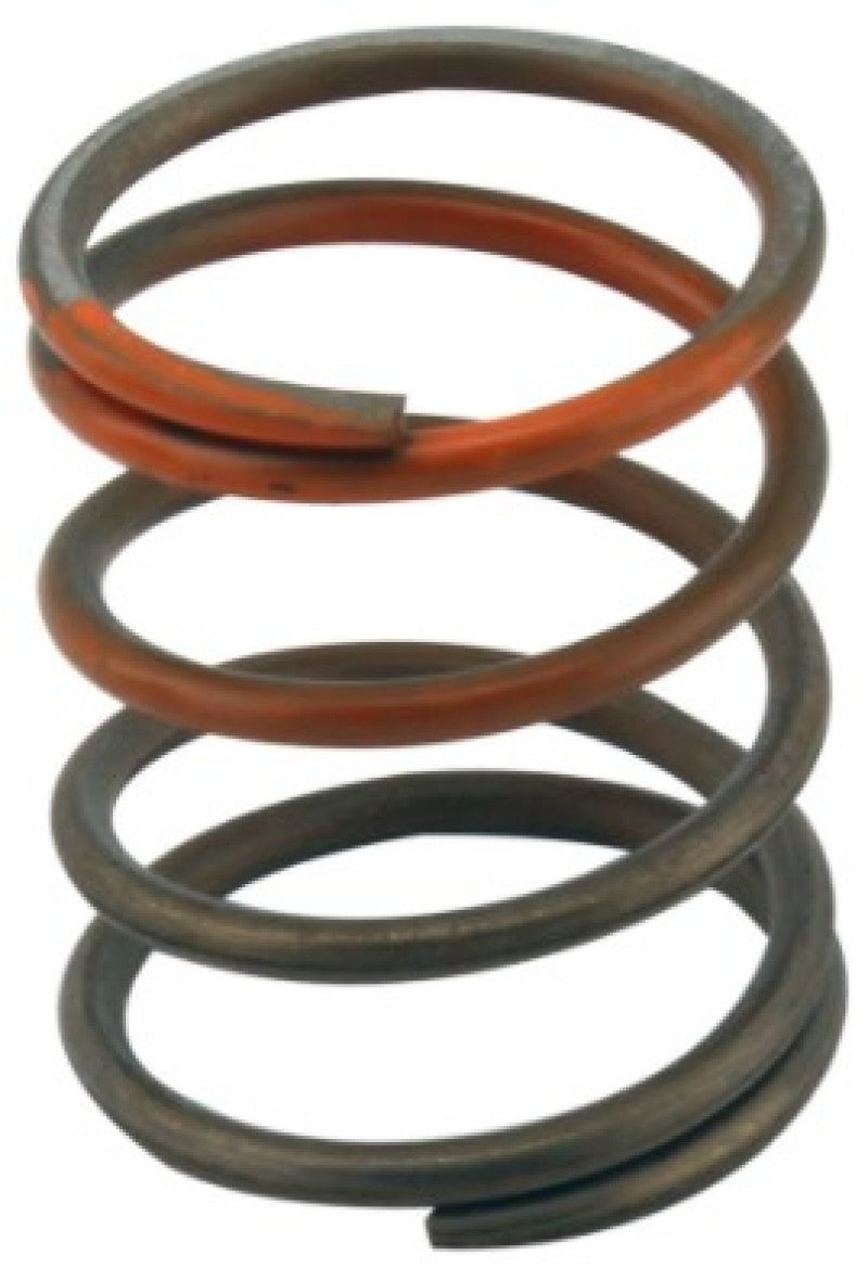 Turbosmart Gen-V WG45/50 orange wastegate spring with 3psi inner spring for turbocharger boost control, shown in image.