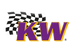 KW 8mm rebound adjustment extension for shocks and struts, 350mm long, showing the metal extension with connecting ends.