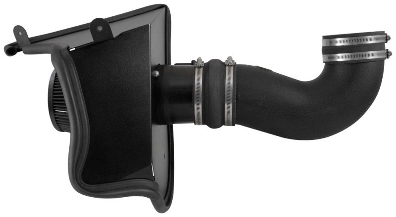 K&N Chevrolet Camaro SS 6.2L V8 cold air intake system with DryFlow filter, enhancing engine performance and airflow.
