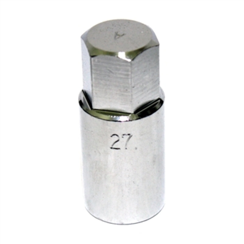 Rays Key Number 27 replacement key for L42 long type wheel accessory, showing the metal key blade and branding details.