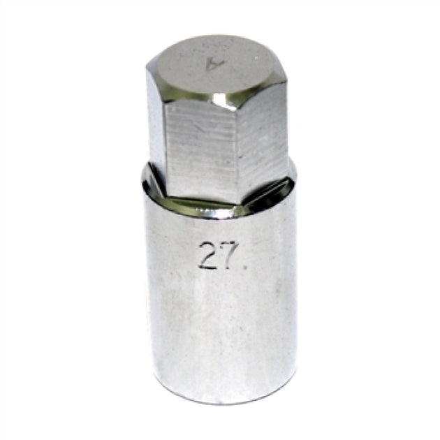 Rays Key Number 27 replacement key for L42 long type wheel accessory, showing the metal key blade and branding details.