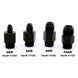 Nitrous Express 8AN bottle nipple for Lightning 500 valve, a durable nitrous bottle accessory for precise fitting and performance.