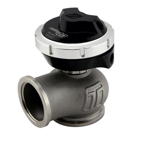 Turbosmart WG40ALV Gen V Comp-Gate 40mm black wastegate with 5 PSI boost pressure for turbocharged engines.