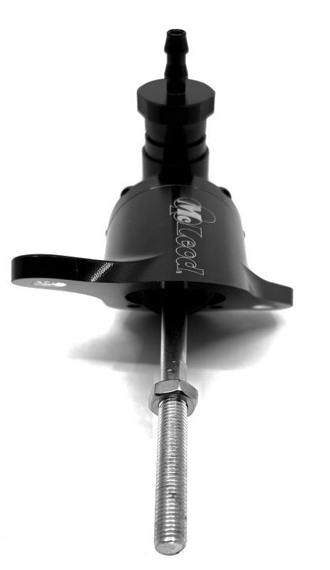 McLeod Racing clutch master cylinder with 3/4 inch bore, remote reservoir, and 8-hole flange for automotive hydraulic clutch systems.