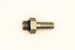 DeatschWerks 6AN ORB male to 3/8-inch male triple barb fitting with O-ring, used for fuel or fluid connections.
