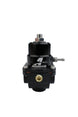 Aeromotive adjustable fuel pressure regulator with .313 valve, 35-75 PSI, 2 -08 inlets, and -08 return for automotive fuel systems
