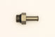 DeatschWerks 6AN ORB male to 5/16 inch barb fitting with O-ring, suitable for fuel or fluid transfer applications.