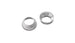 Vibrant 30-degree conical fittings seals with 19.55mm ID, pack of 2, shown in close-up with smooth black rubber surface