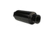 Aeromotive AN-10 black inline fuel filter with 100 micron filtration showing the filter element and mounting fittings.