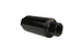 Aeromotive black AN-10 in-line fuel filter with 100-micron filtration, designed for high-performance automotive use.