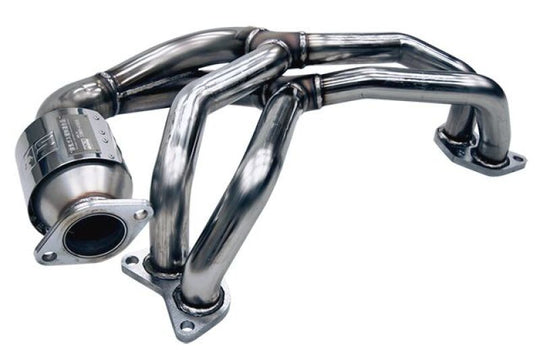 HKS Toyota GR86 ZN8 FA24 Super Manifold with Catalyzer, direct-fit catalytic converter for enhanced performance and exhaust flow.