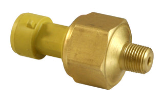AEM 150 PSIg MAP brass sensor kit with 12-inch flying lead connector, used for pressure measurement in gauges.