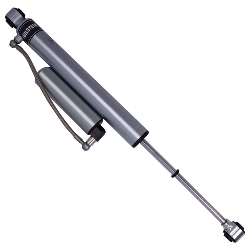 Bilstein 5160 Series shock absorber for 2019+ Chevrolet Silverado Trail Boss 4x4, monotube design, mounted on truck suspension.