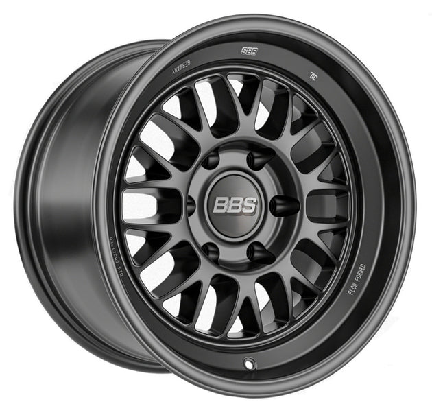 BBS TS-C 17x9 satin black cast wheel with 6x139.7 bolt pattern, 106.1mm CB, and -12 ET, shown in a close-up image