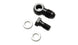 Vibrant -8AN male banjo fitting with 12mm x 1.5 metric aluminum and two washers for automotive or fluid transfer applications.