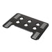 SPARCO seat brackets and frames, base side mount to sliders, showing black metal construction with mounting holes and adjustment points.